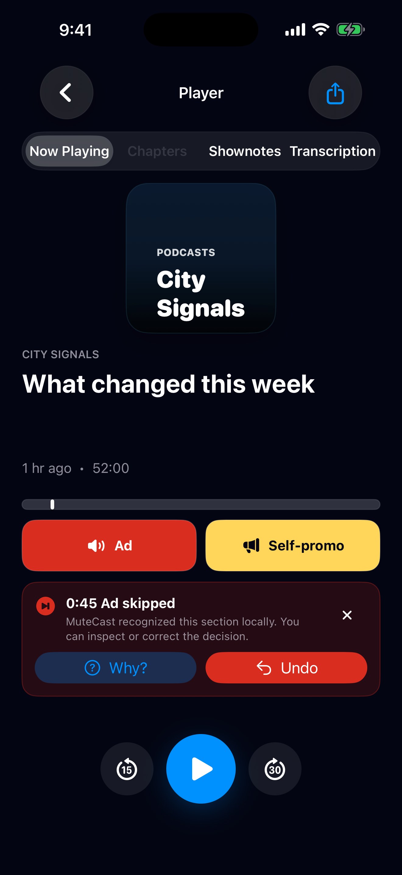MuteCast ios App Store screenshot 3