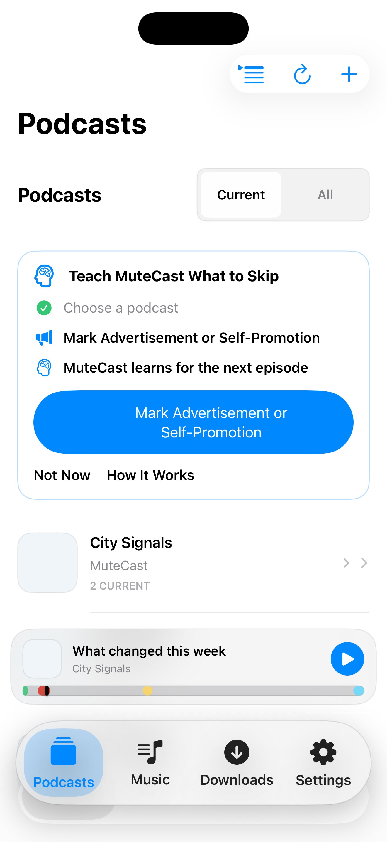 MuteCast ios App Store screenshot 4