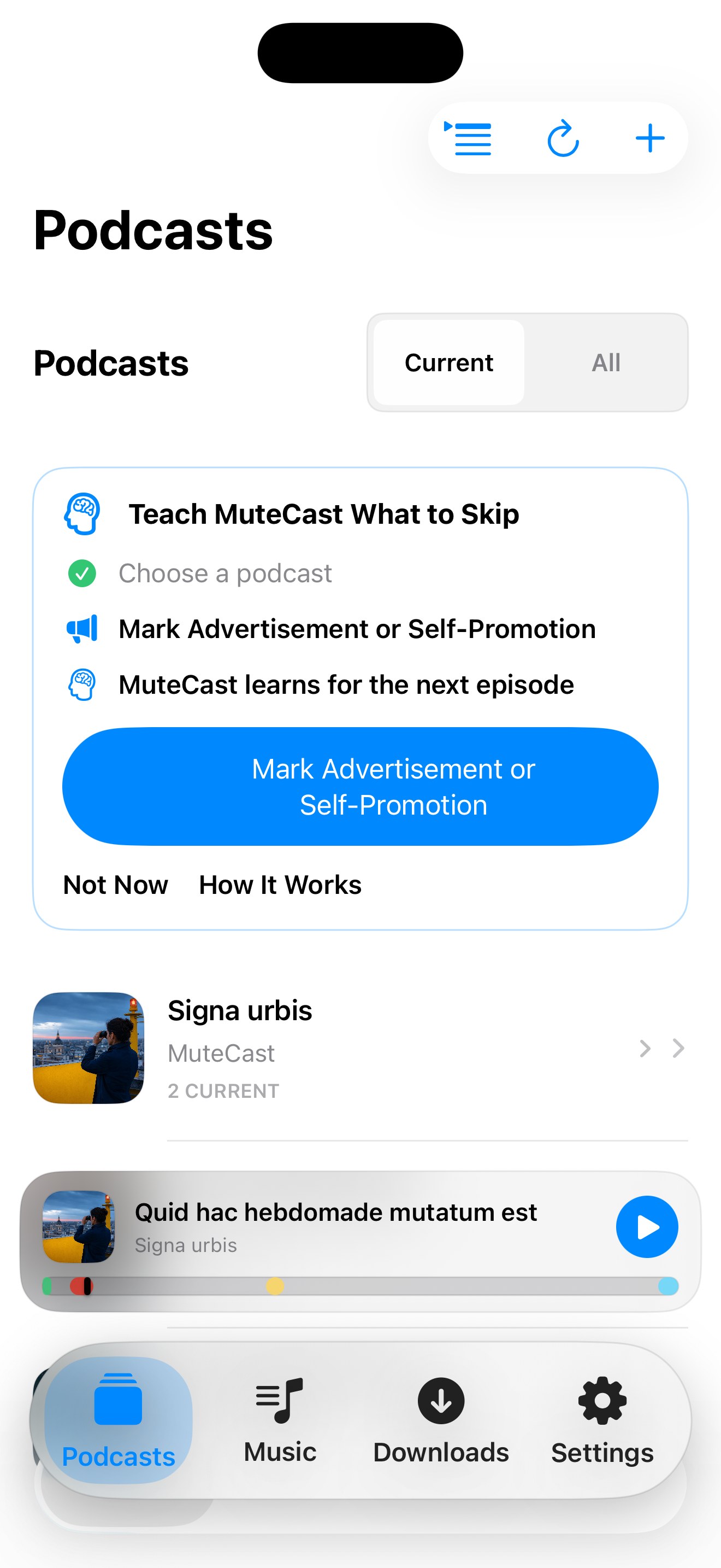 MuteCast ios App Store screenshot 4