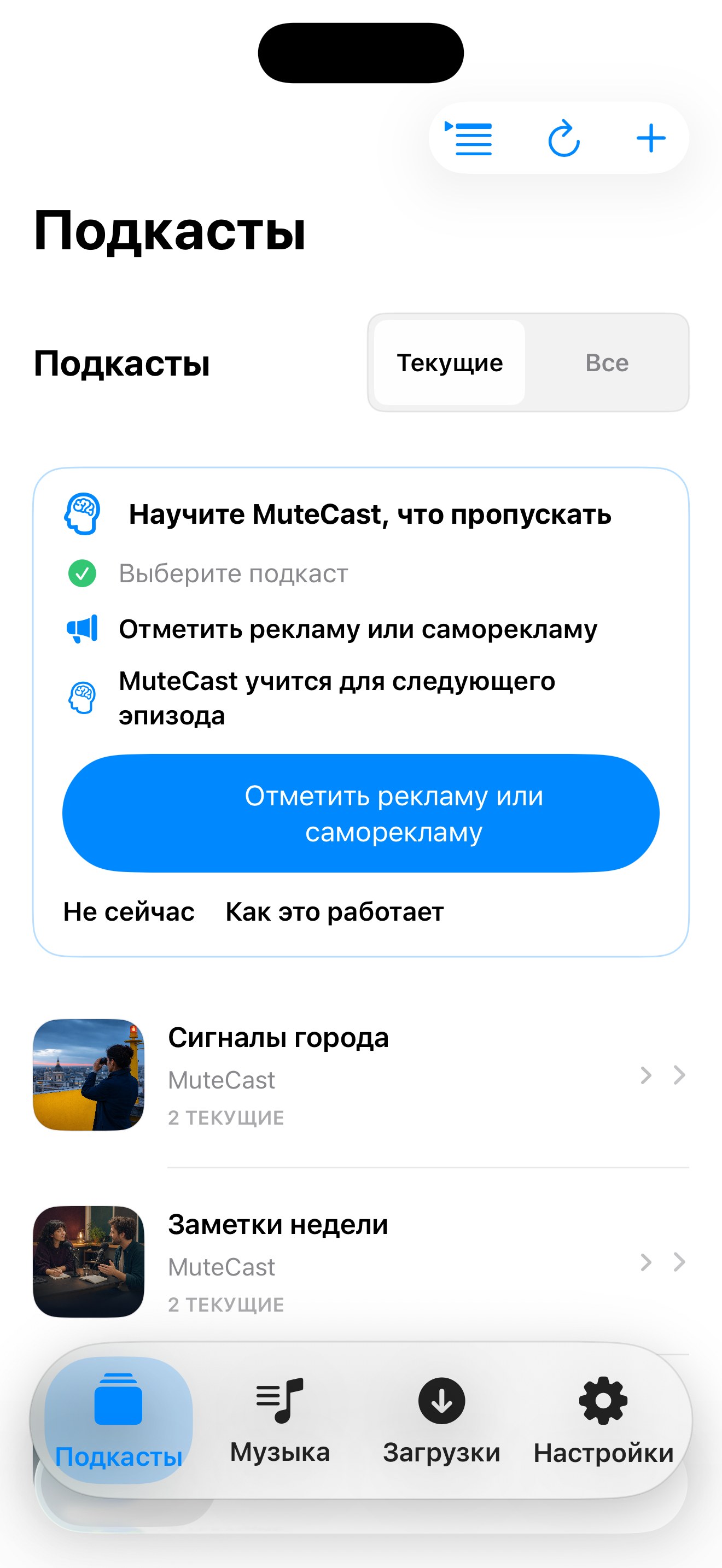 MuteCast ios App Store screenshot 4