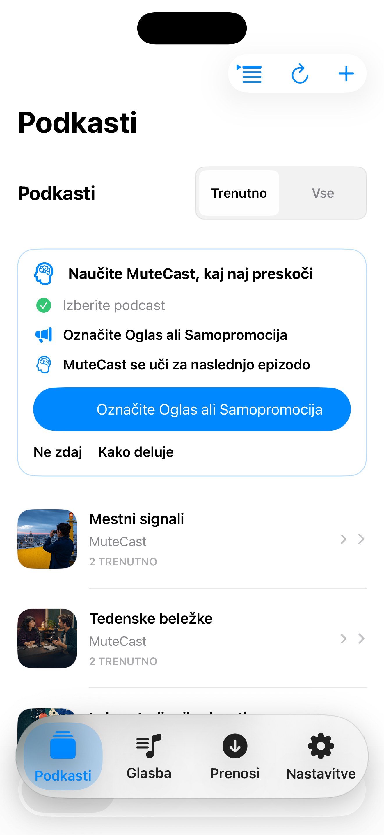 MuteCast ios App Store screenshot 4