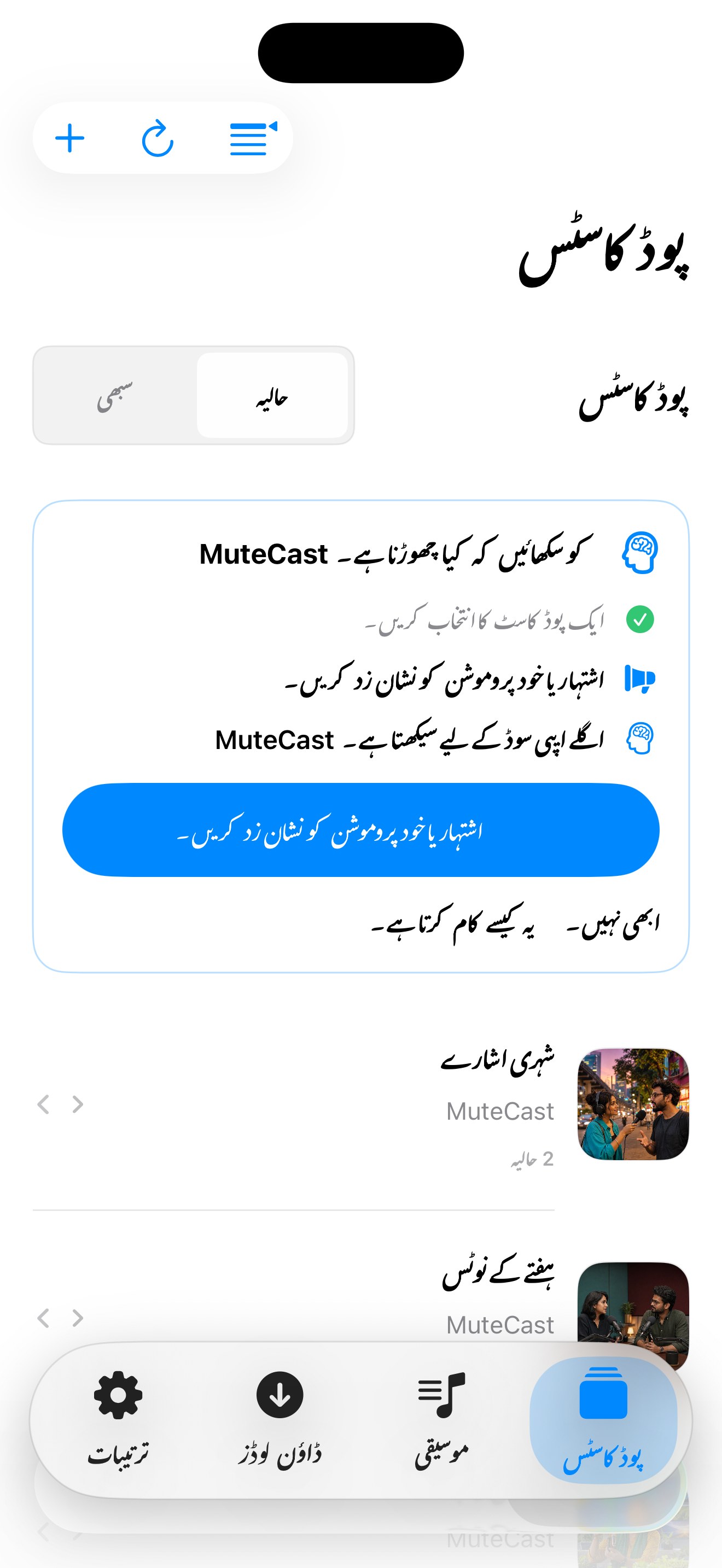 MuteCast ios App Store screenshot 4