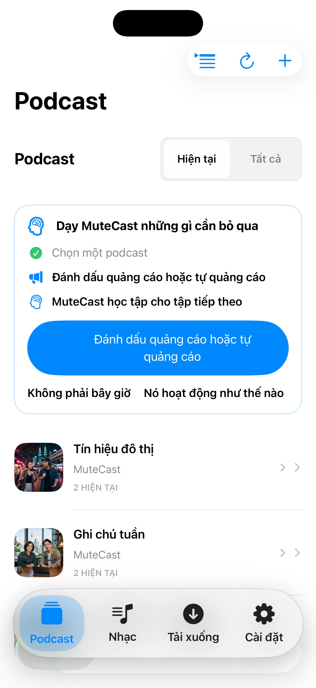 MuteCast ios App Store screenshot 4
