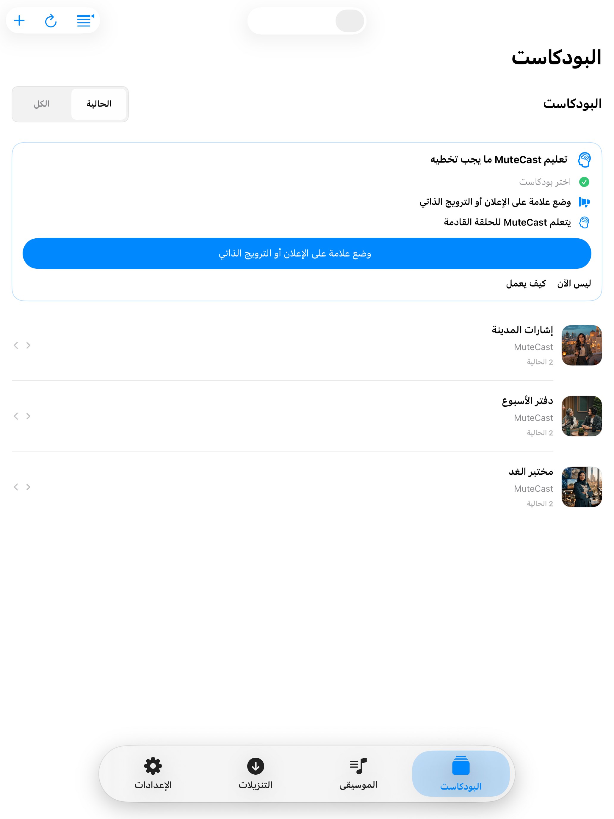 MuteCast ipados App Store screenshot 4