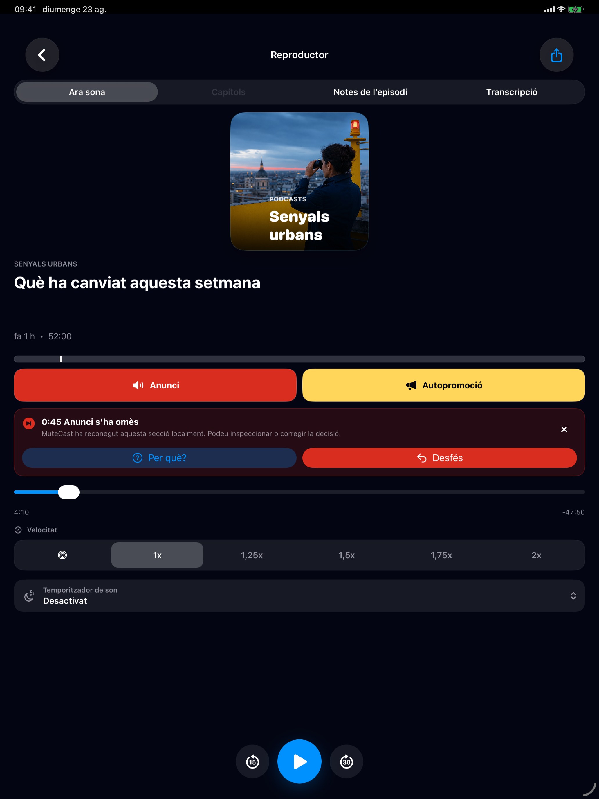 MuteCast ipados App Store screenshot 3
