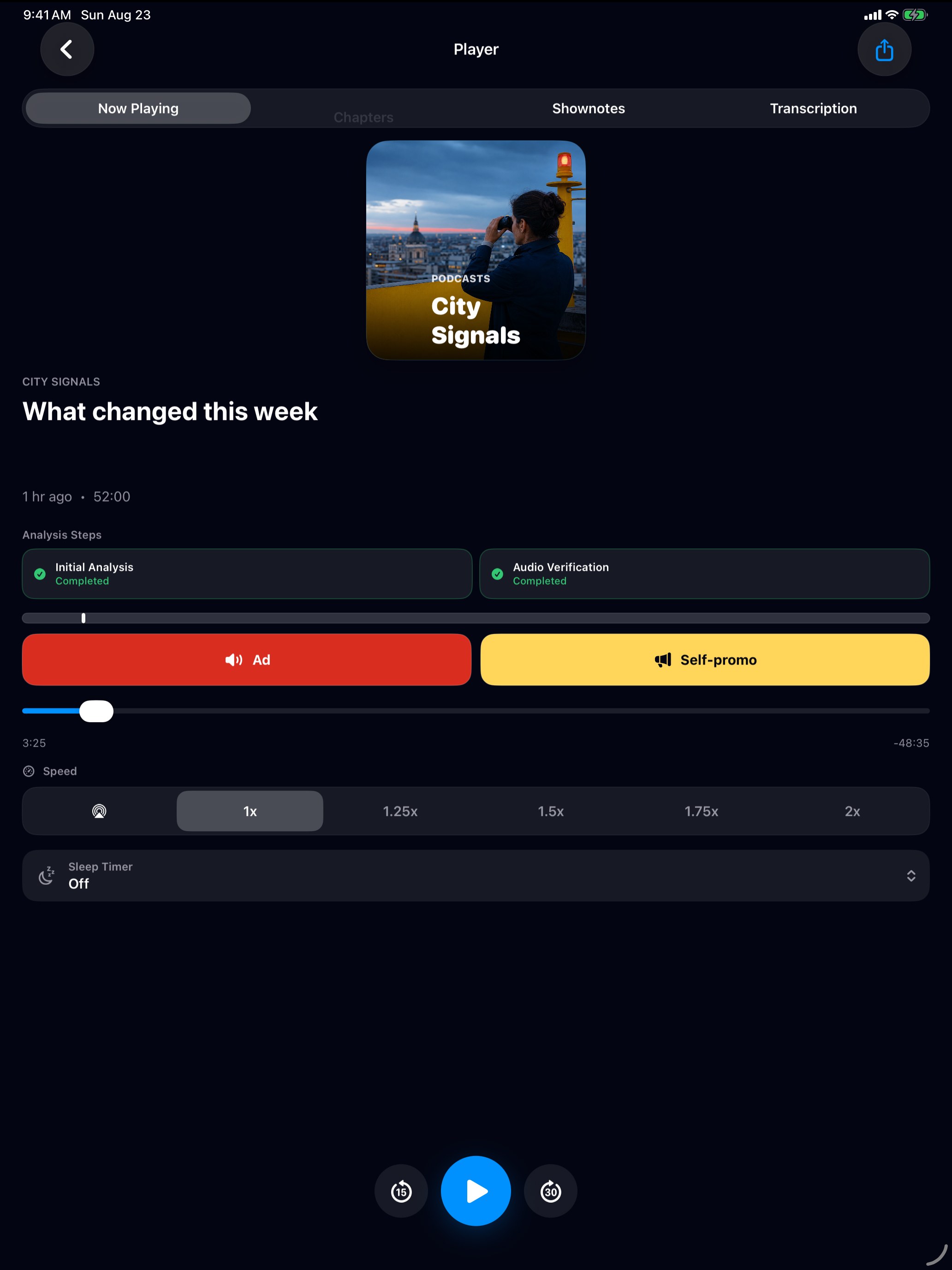 MuteCast ipados App Store screenshot 1