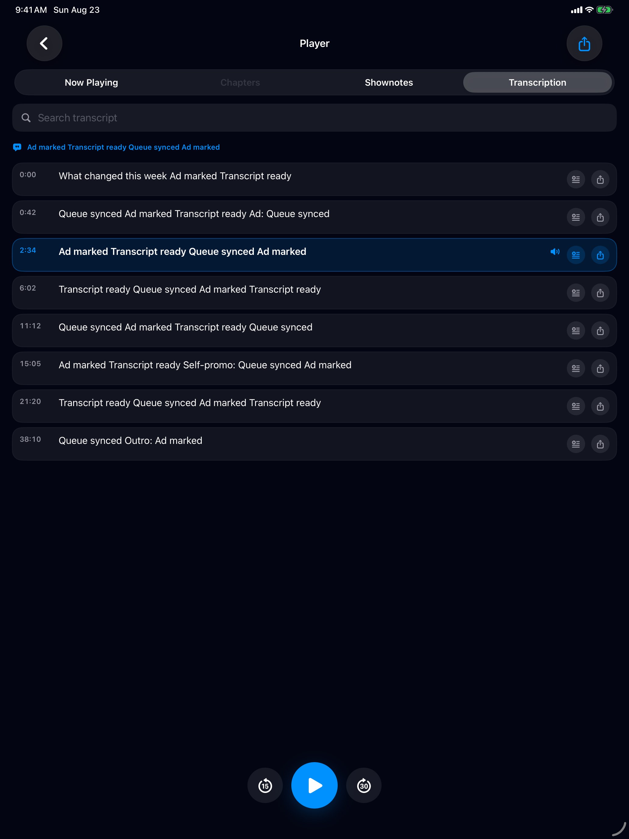 MuteCast ipados App Store screenshot 6