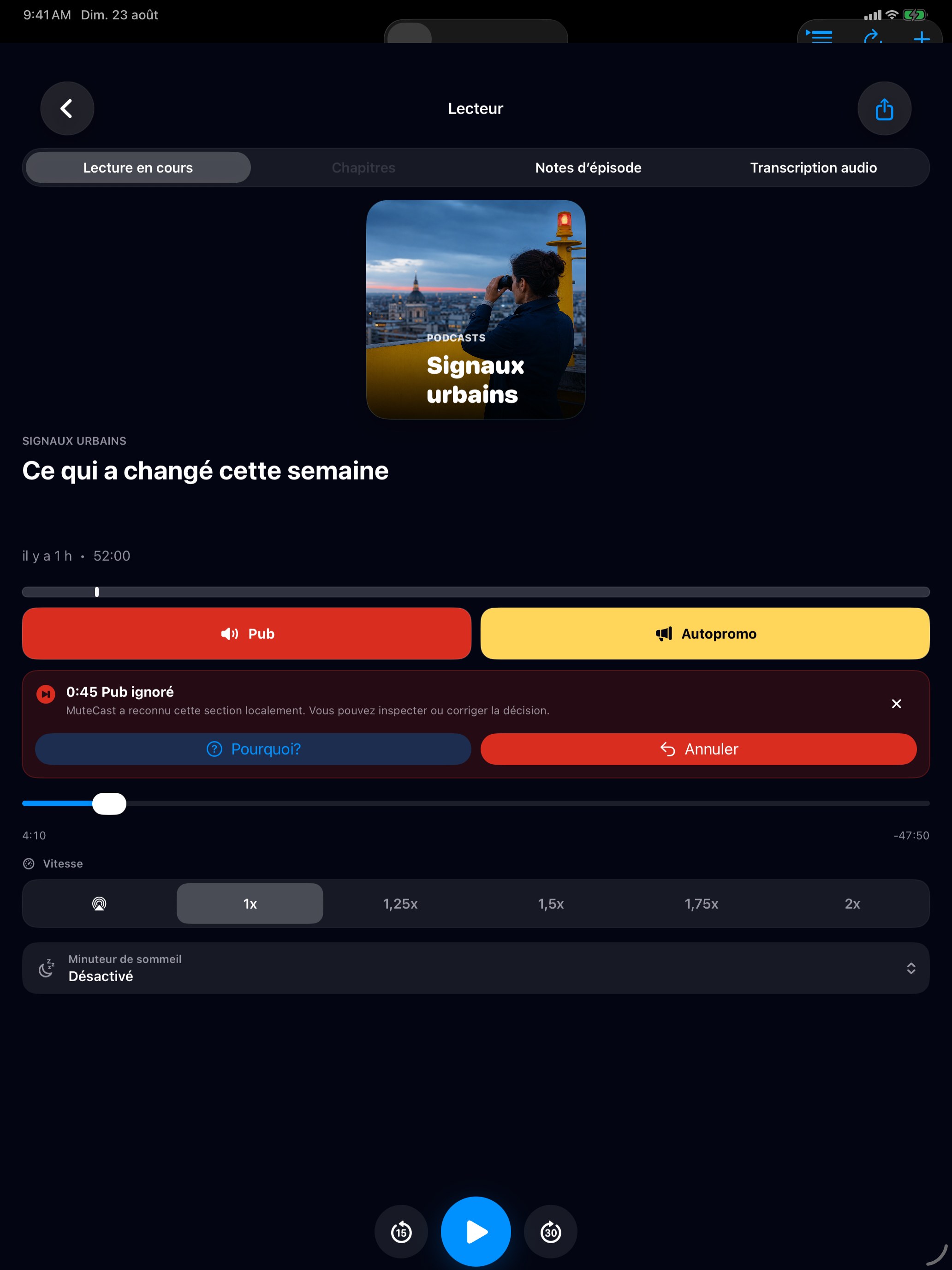 MuteCast ipados App Store screenshot 3