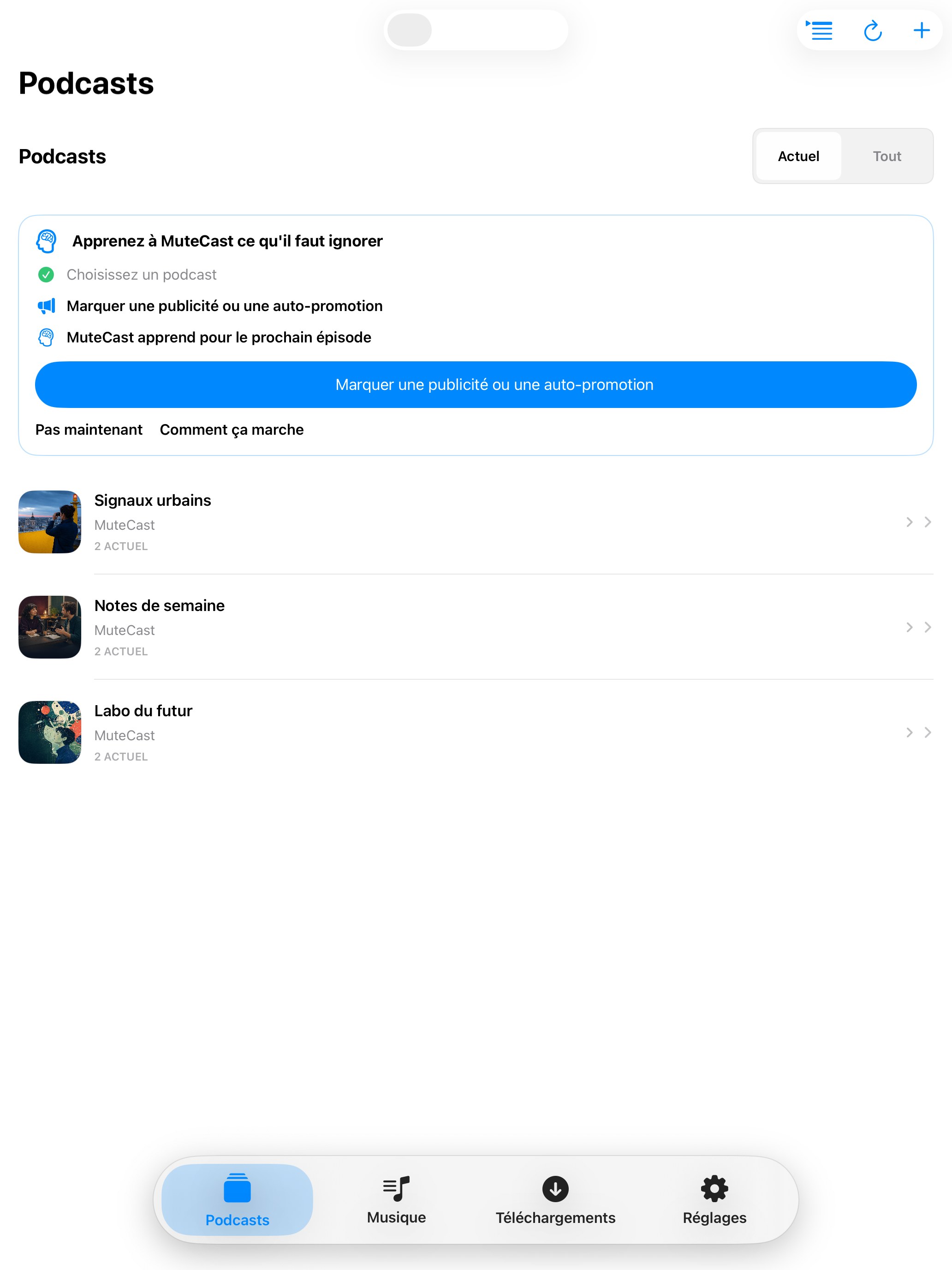 MuteCast ipados App Store screenshot 4