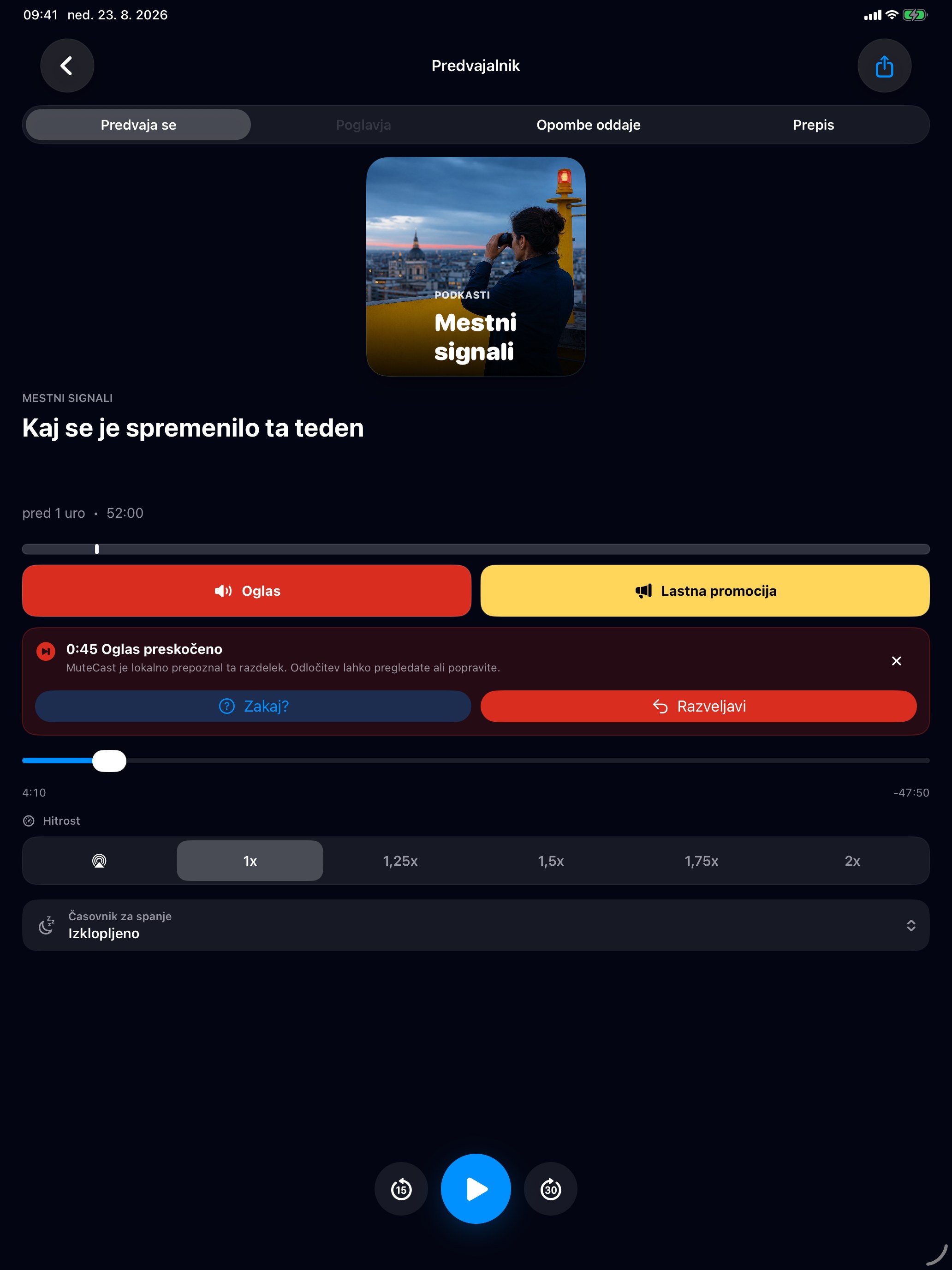 MuteCast ipados App Store screenshot 3