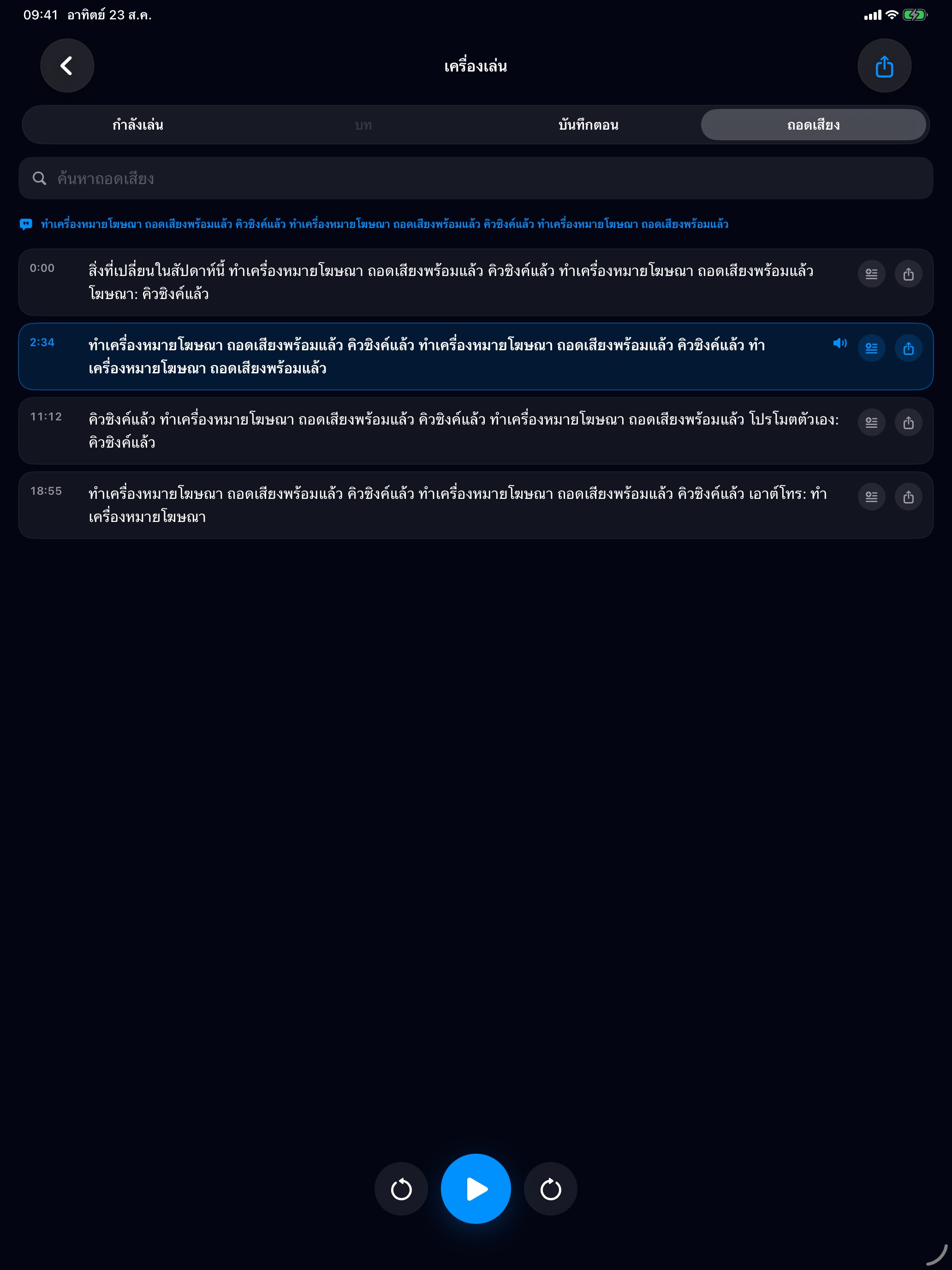 MuteCast ipados App Store screenshot 6