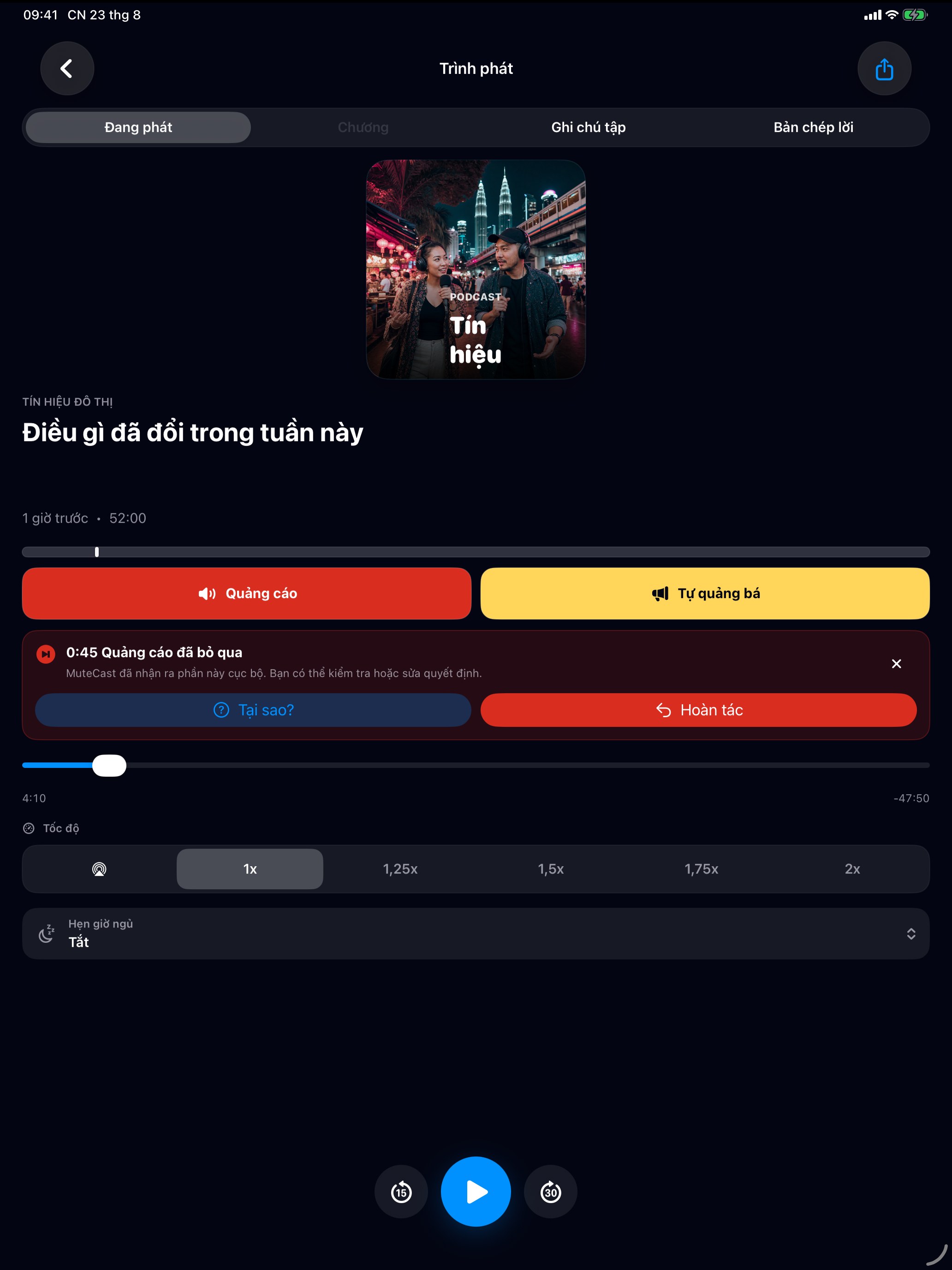 MuteCast ipados App Store screenshot 3