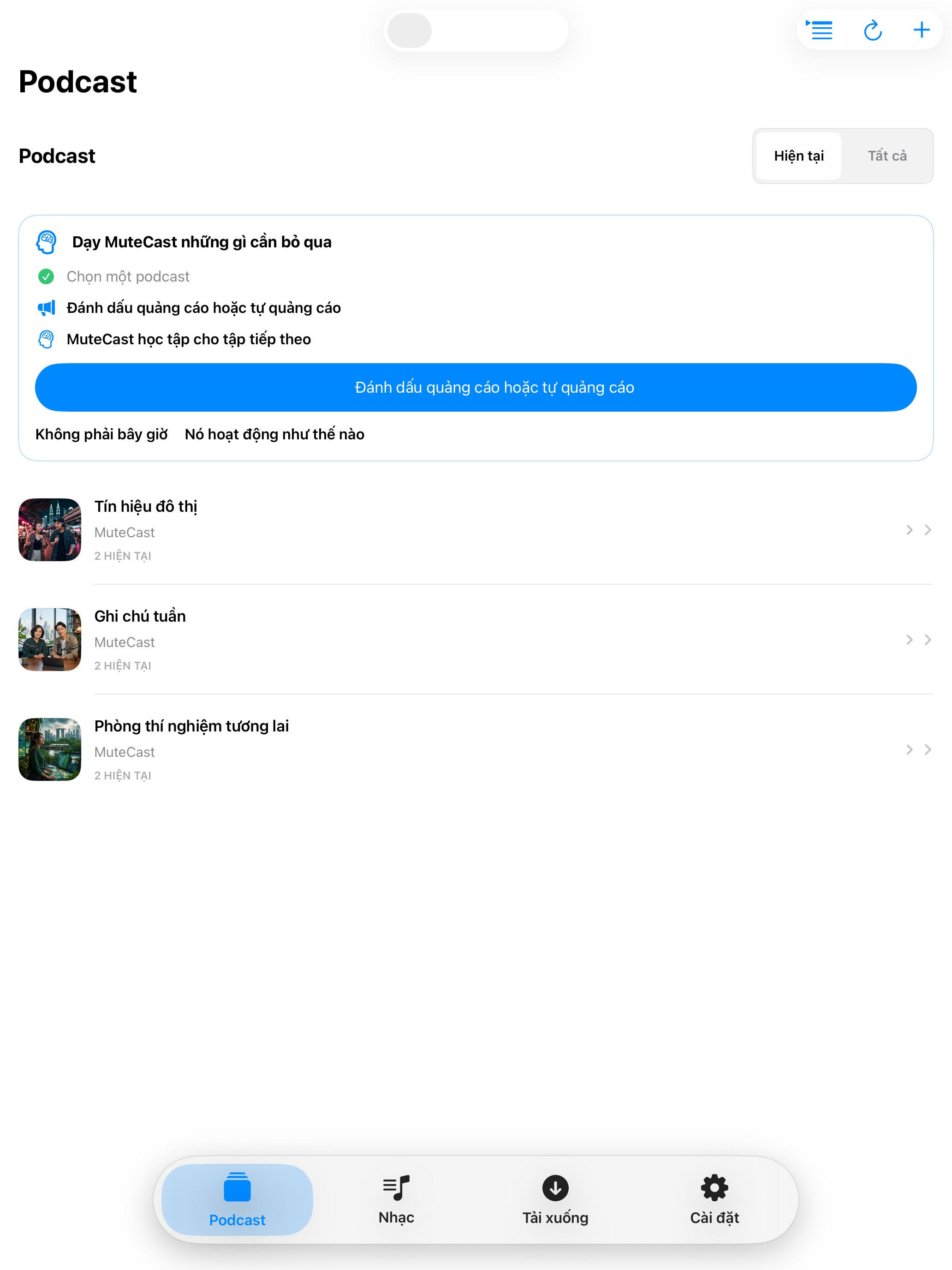 MuteCast ipados App Store screenshot 4