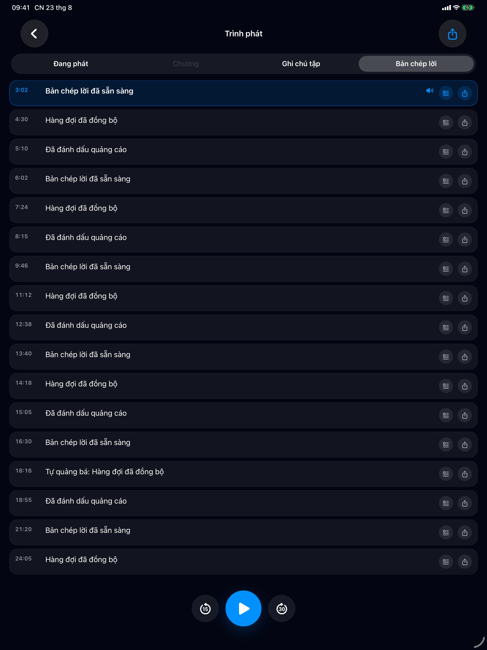 MuteCast ipados App Store screenshot 6
