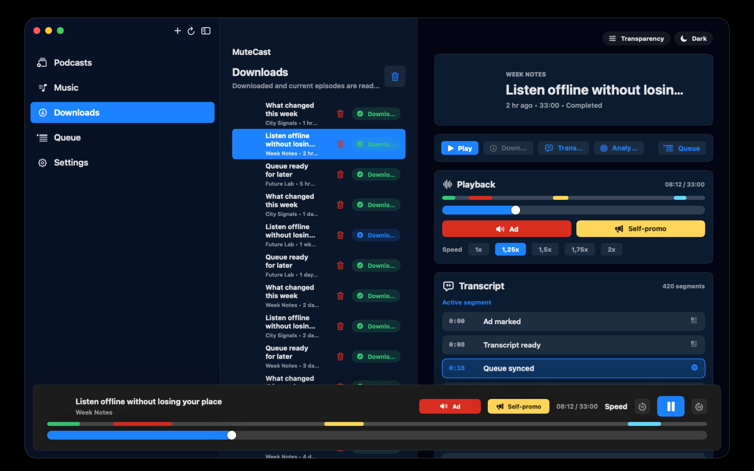 MuteCast macos App Store screenshot 1
