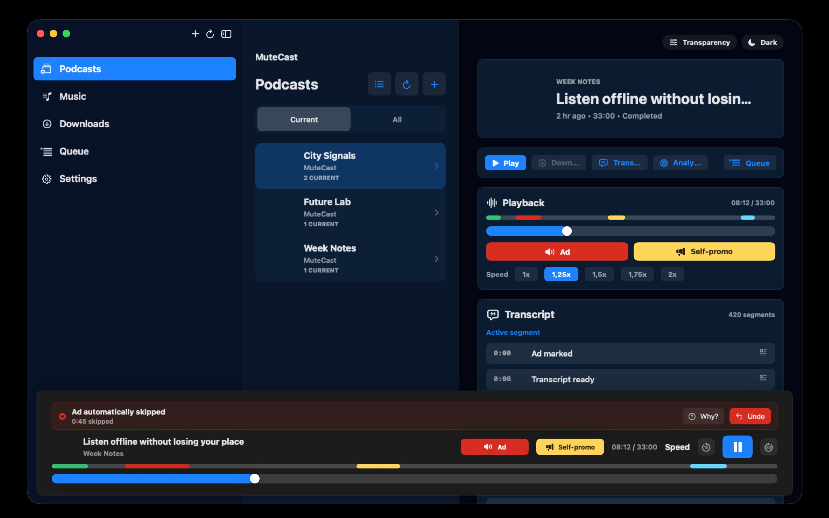 MuteCast macos App Store screenshot 3