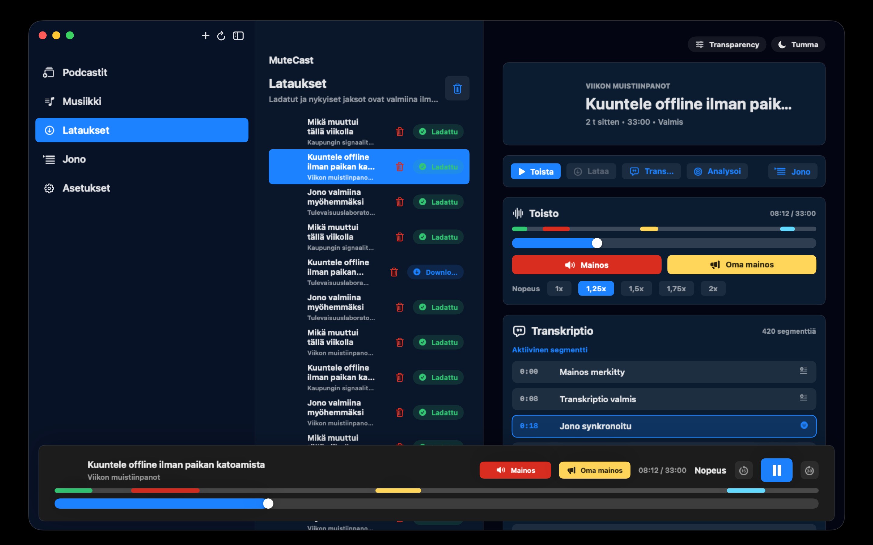 MuteCast macos App Store screenshot 1
