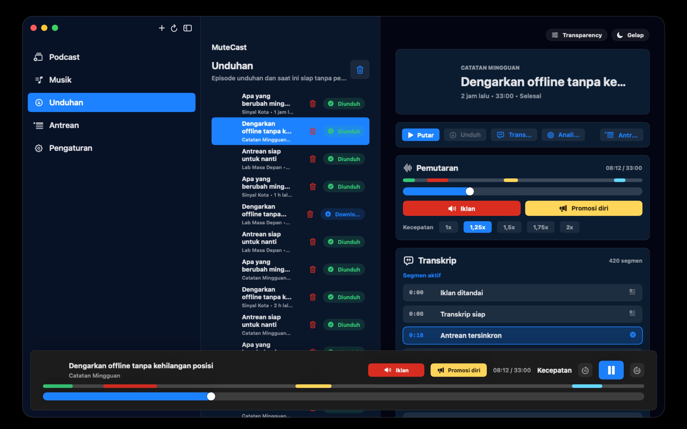 MuteCast macos App Store screenshot 1