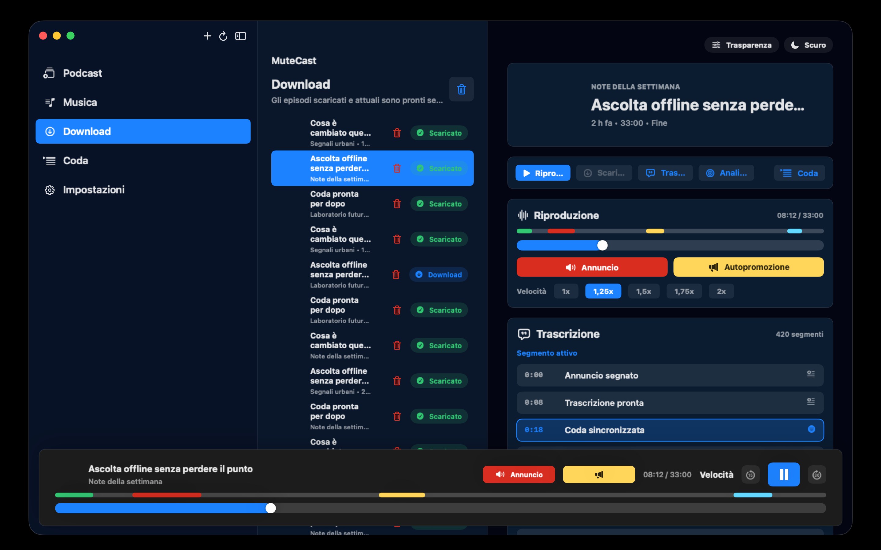 MuteCast macos App Store screenshot 1