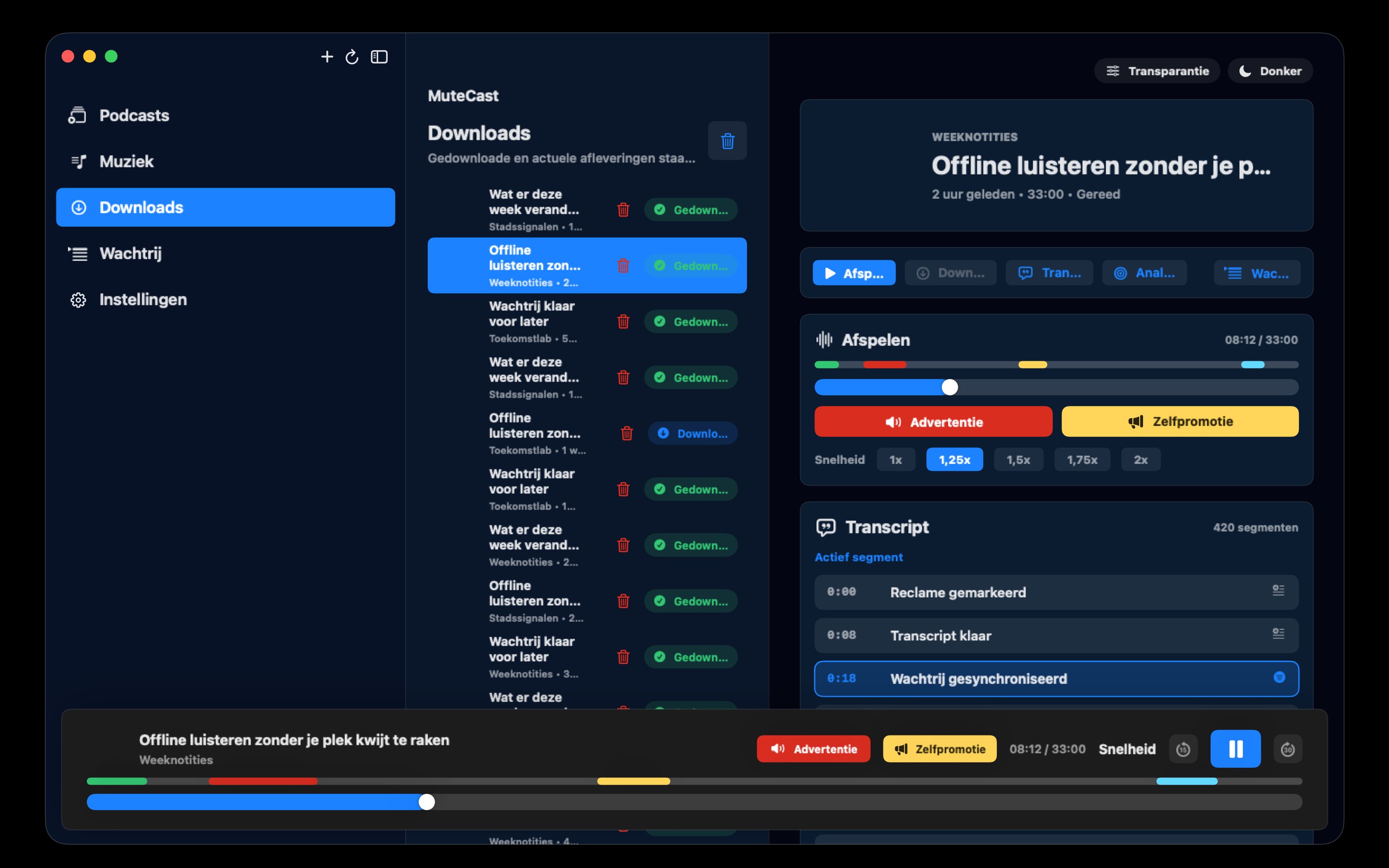 MuteCast macos App Store screenshot 1