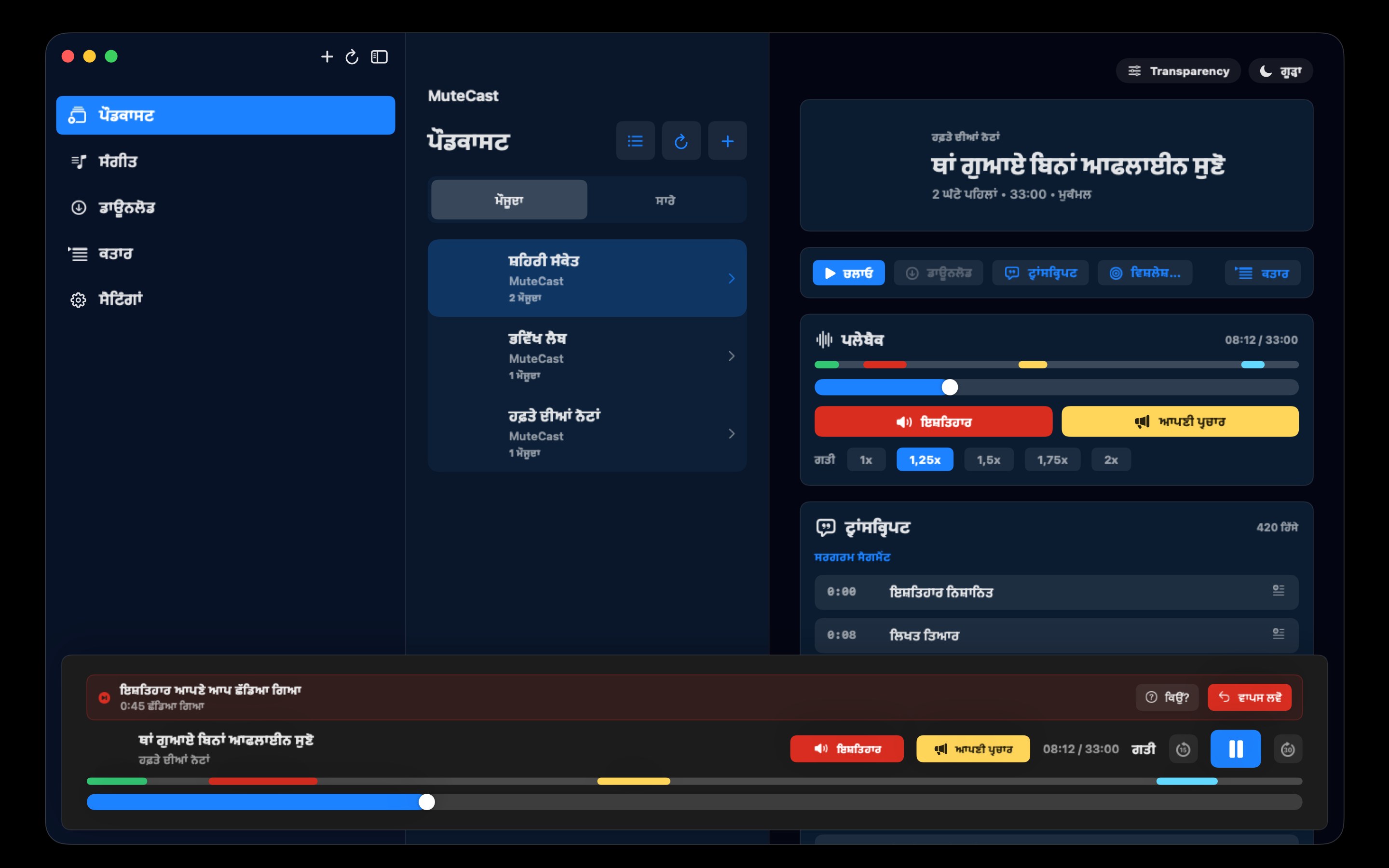 MuteCast macos App Store screenshot 3