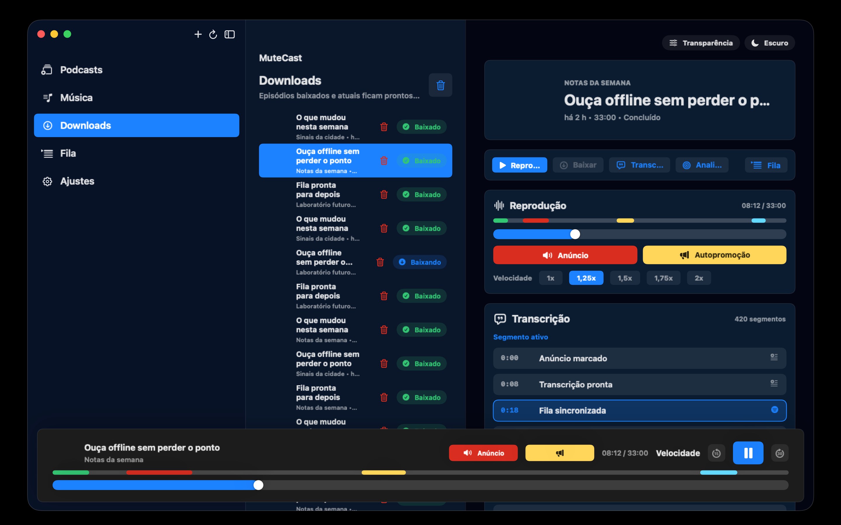 MuteCast macos App Store screenshot 1