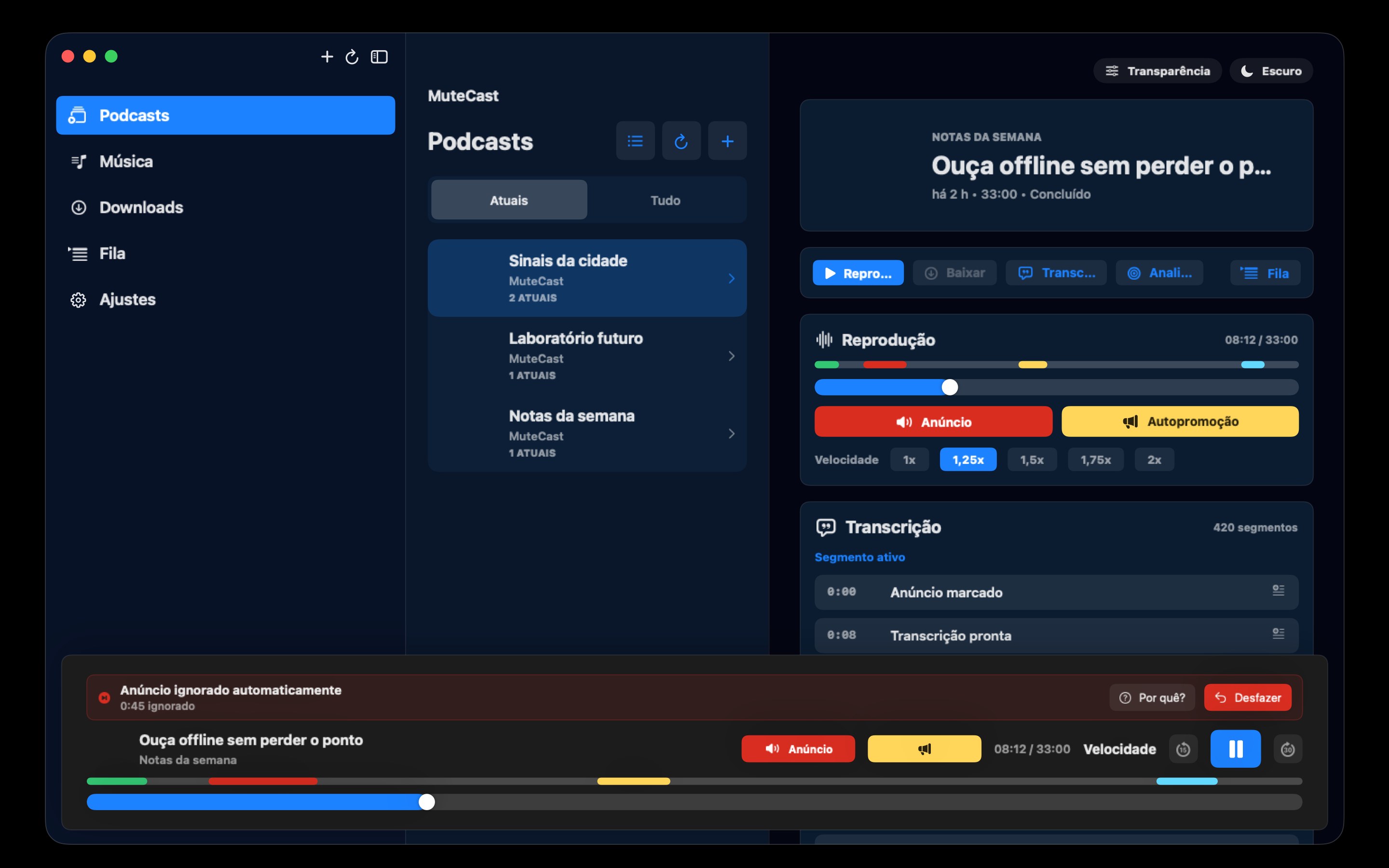 MuteCast macos App Store screenshot 3