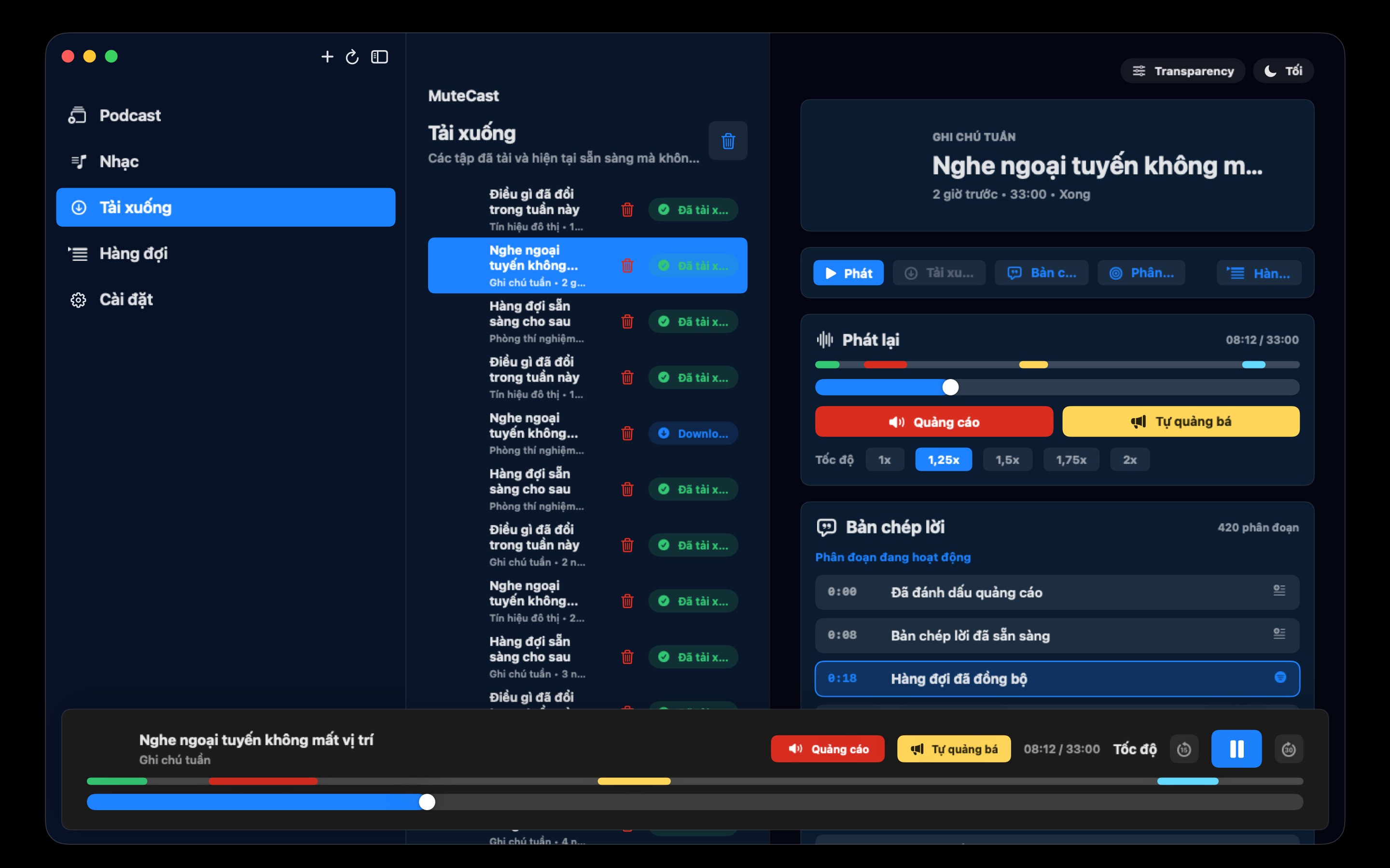 MuteCast macos App Store screenshot 1