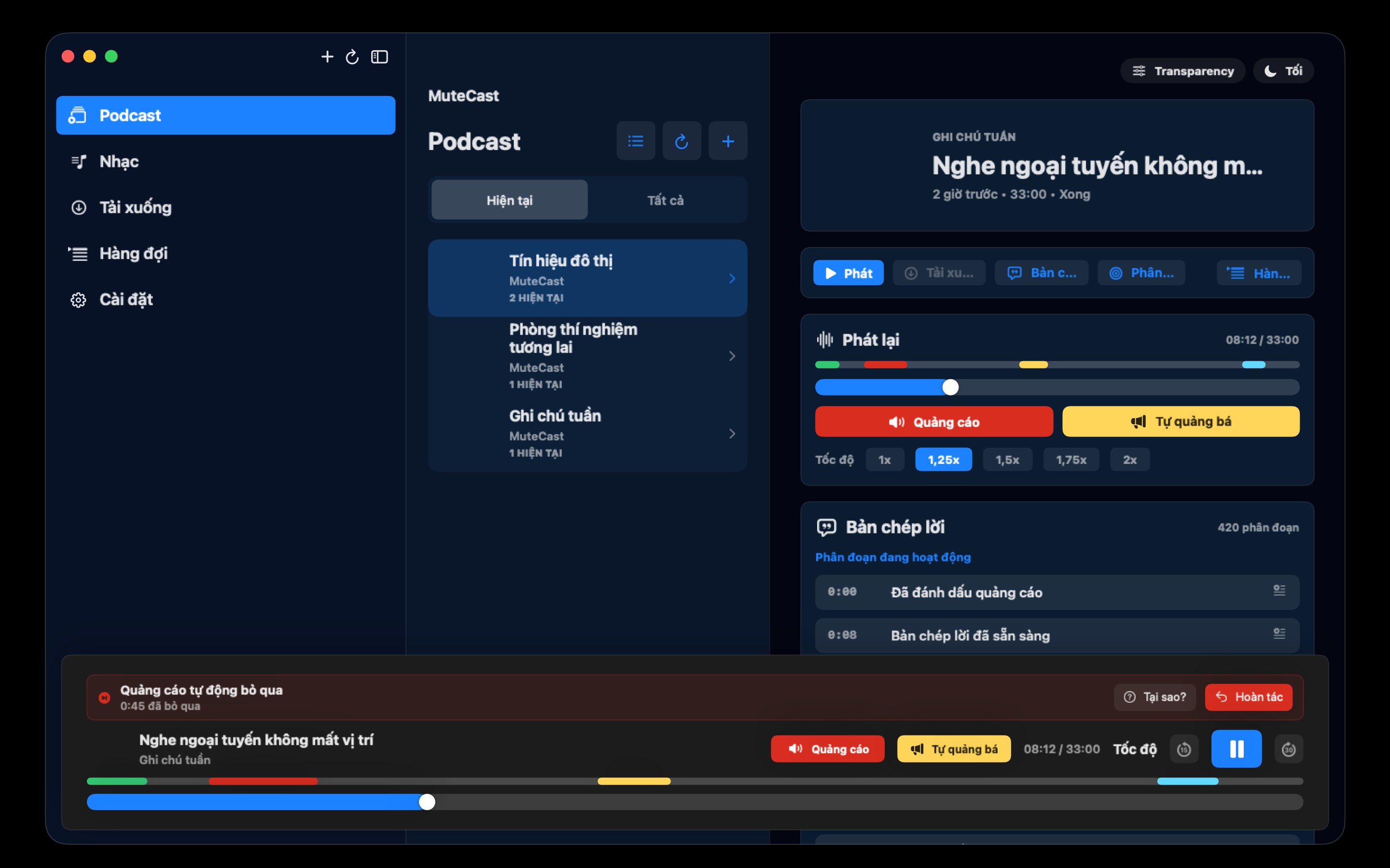 MuteCast macos App Store screenshot 3