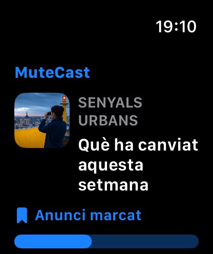 MuteCast watchos App Store screenshot 1