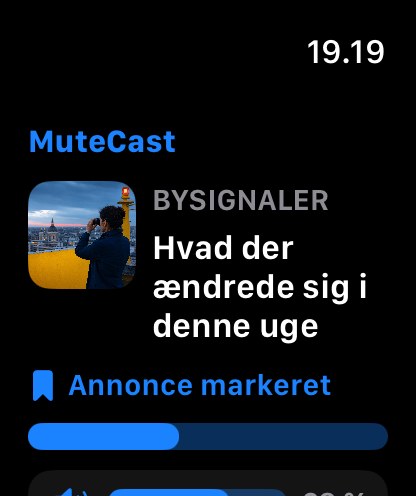 MuteCast watchos App Store screenshot 1
