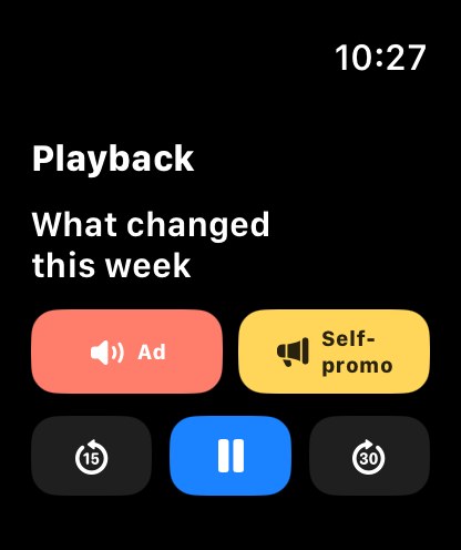MuteCast watchos App Store screenshot 2