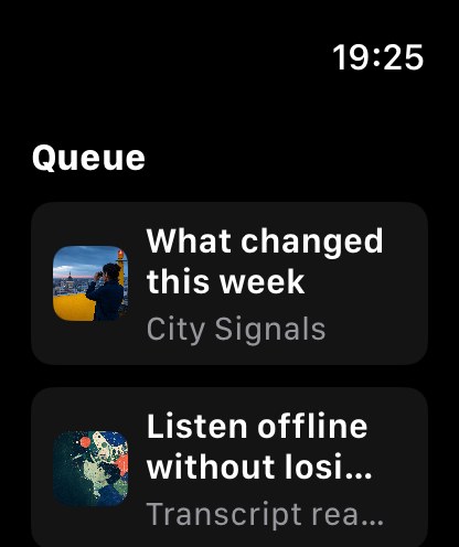 MuteCast watchos App Store screenshot 4
