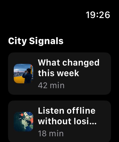 MuteCast watchos App Store screenshot 7