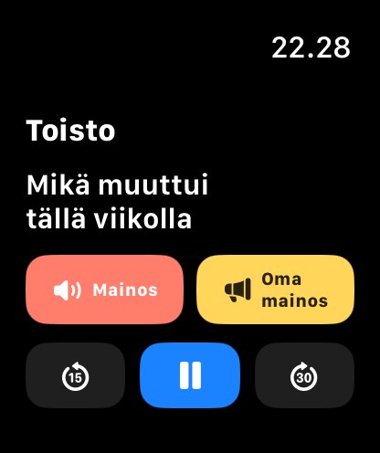 MuteCast watchos App Store screenshot 2