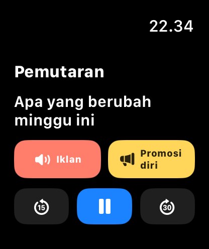 MuteCast watchos App Store screenshot 2