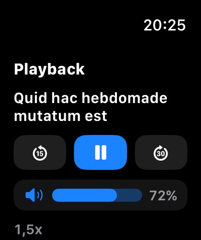 MuteCast watchos App Store screenshot 2