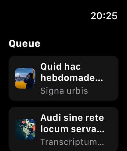 MuteCast watchos App Store screenshot 4
