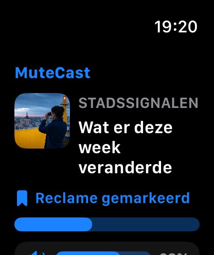 MuteCast watchos App Store screenshot 1