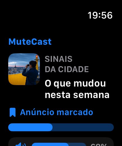 MuteCast watchos App Store screenshot 1