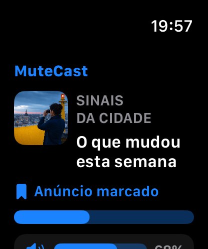 MuteCast watchos App Store screenshot 1