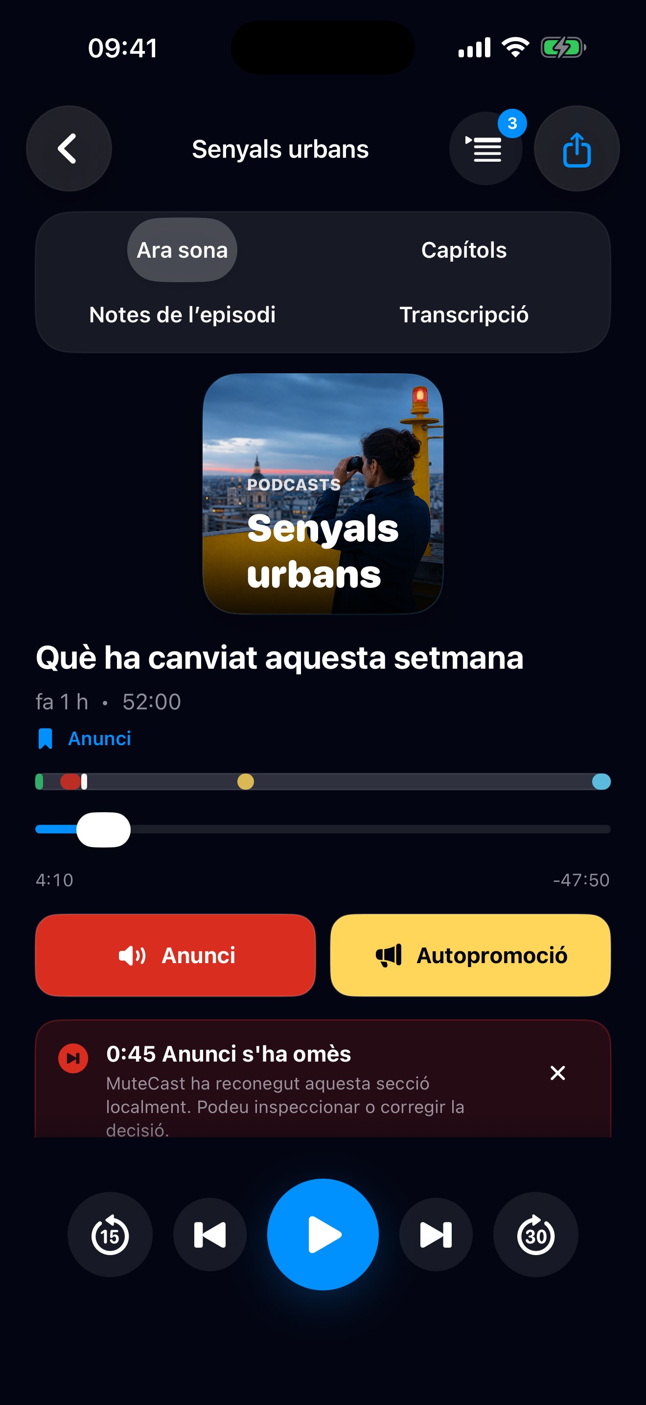 MuteCast ios App Store screenshot 3