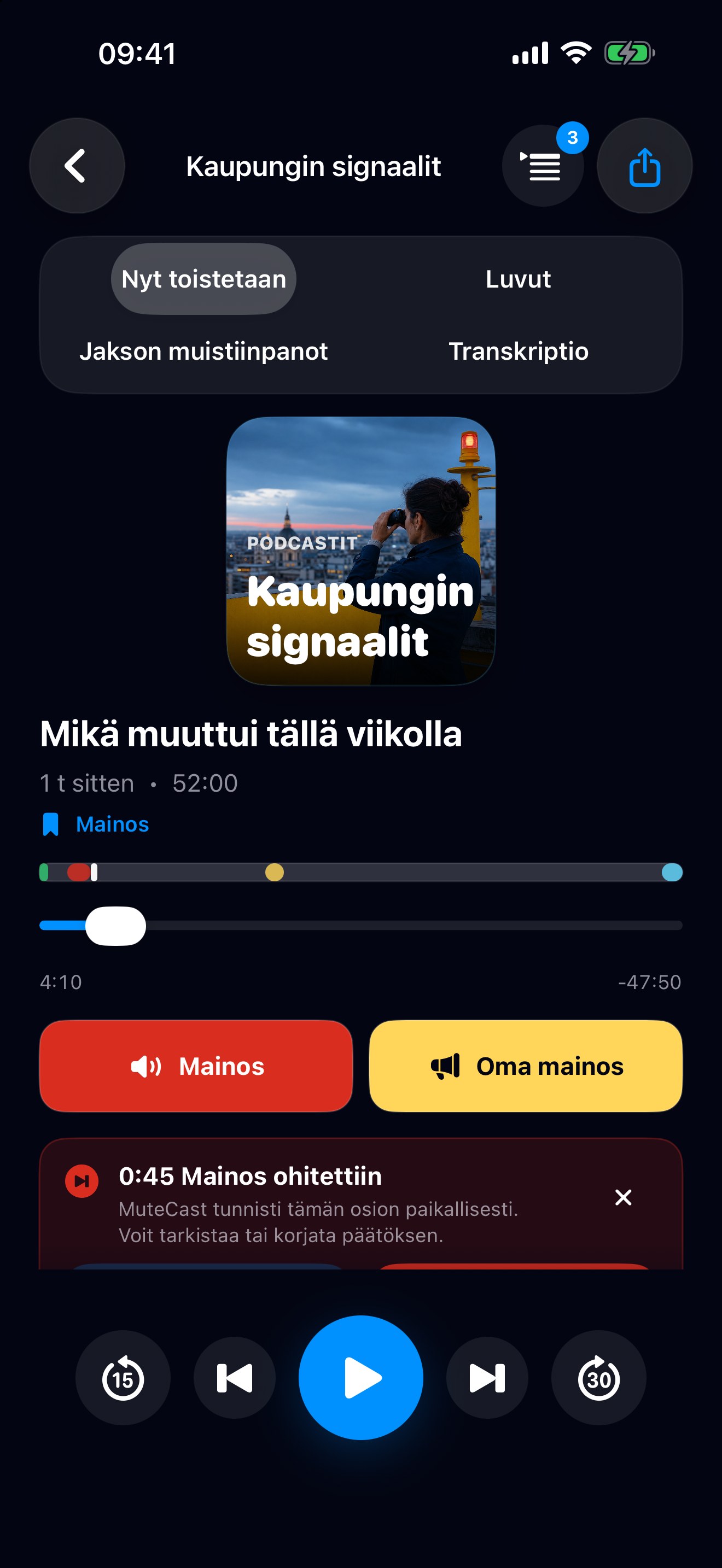 MuteCast ios App Store screenshot 3