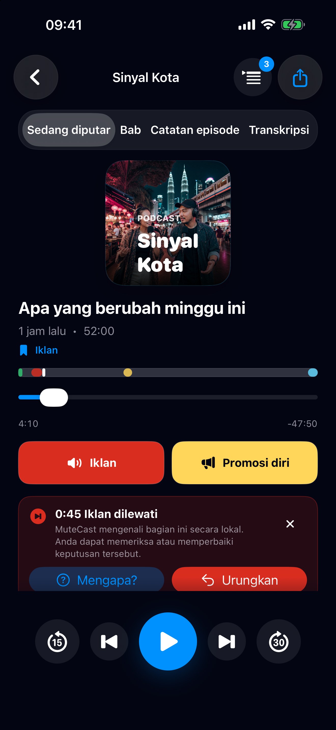 MuteCast ios App Store screenshot 3