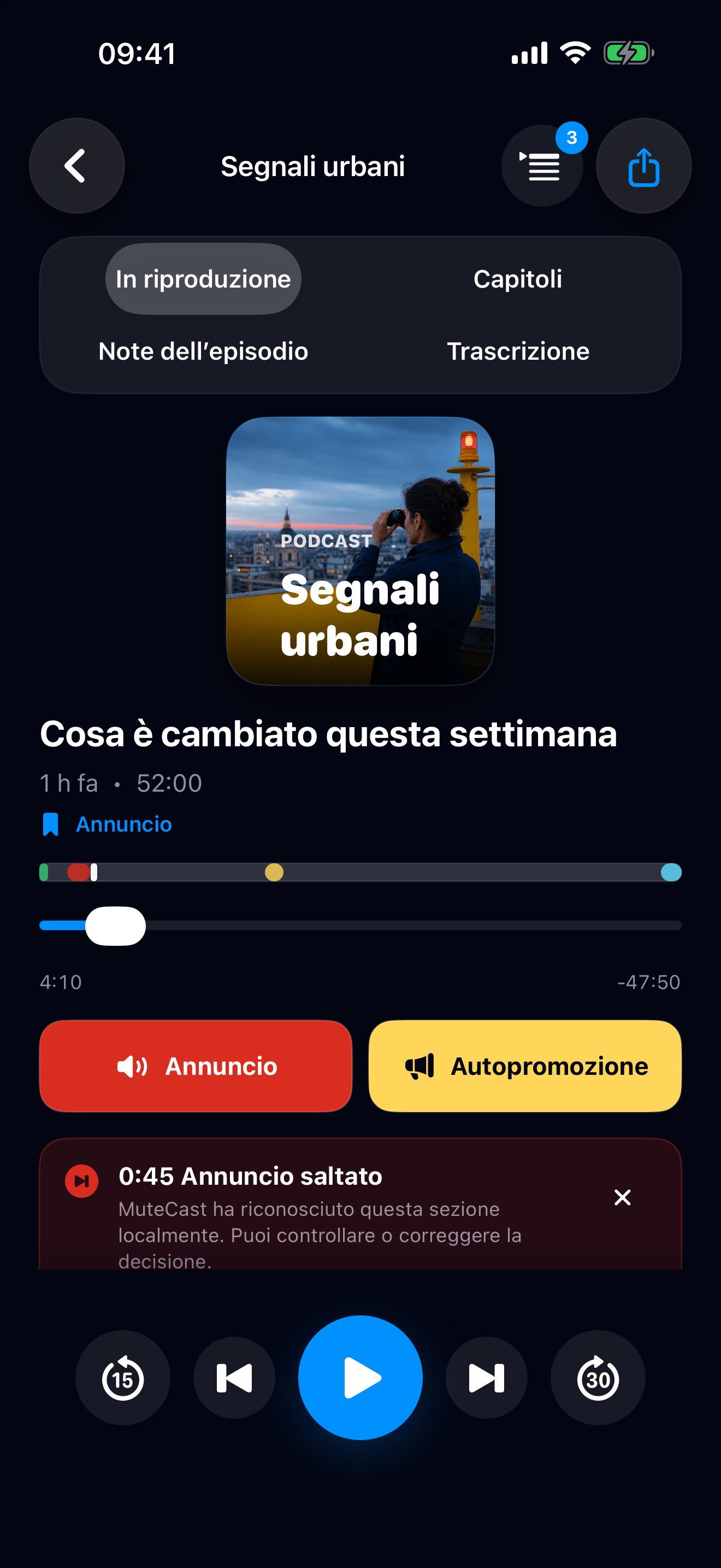 MuteCast ios App Store screenshot 3