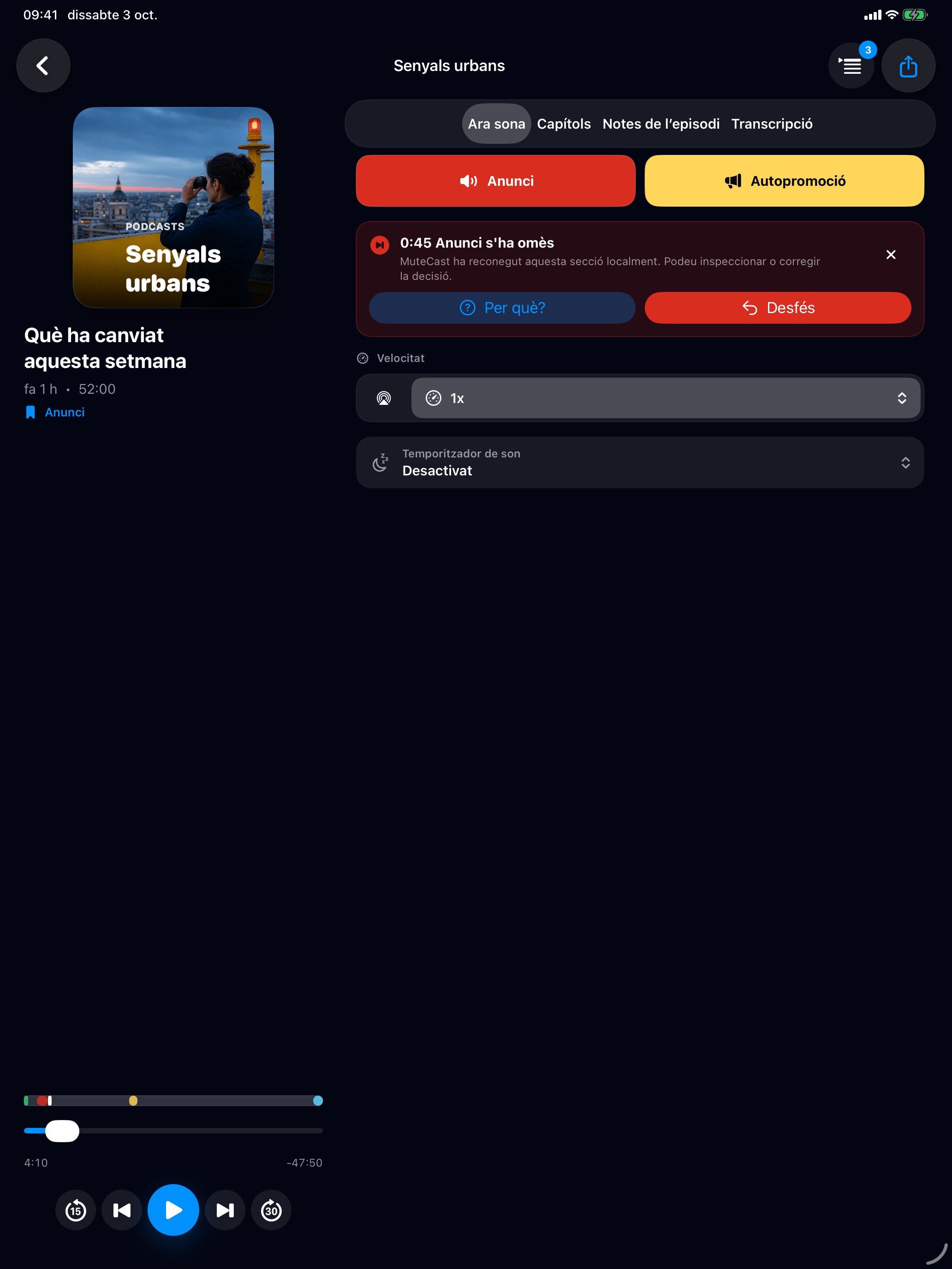 MuteCast ipados App Store screenshot 3