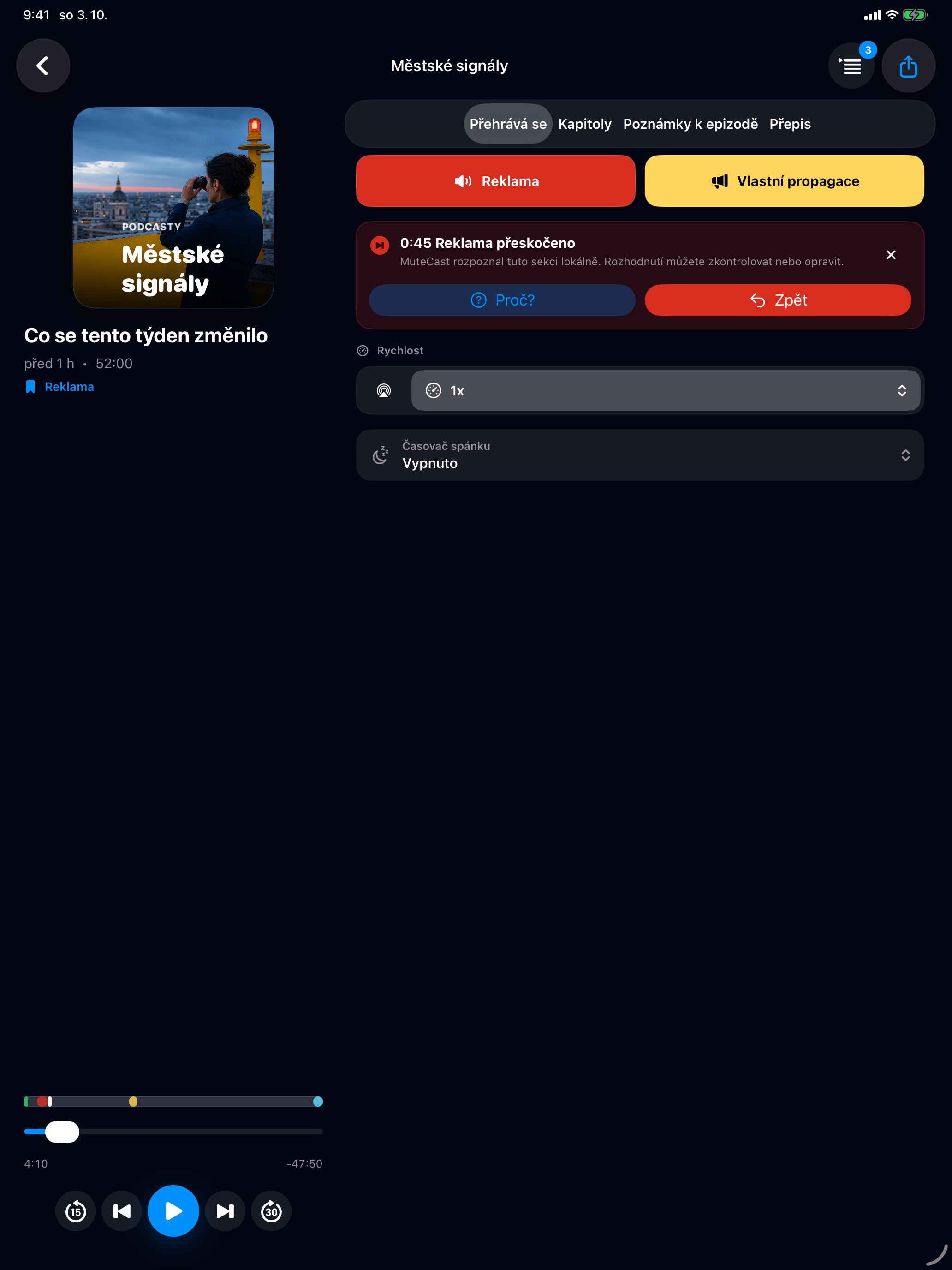 MuteCast ipados App Store screenshot 3