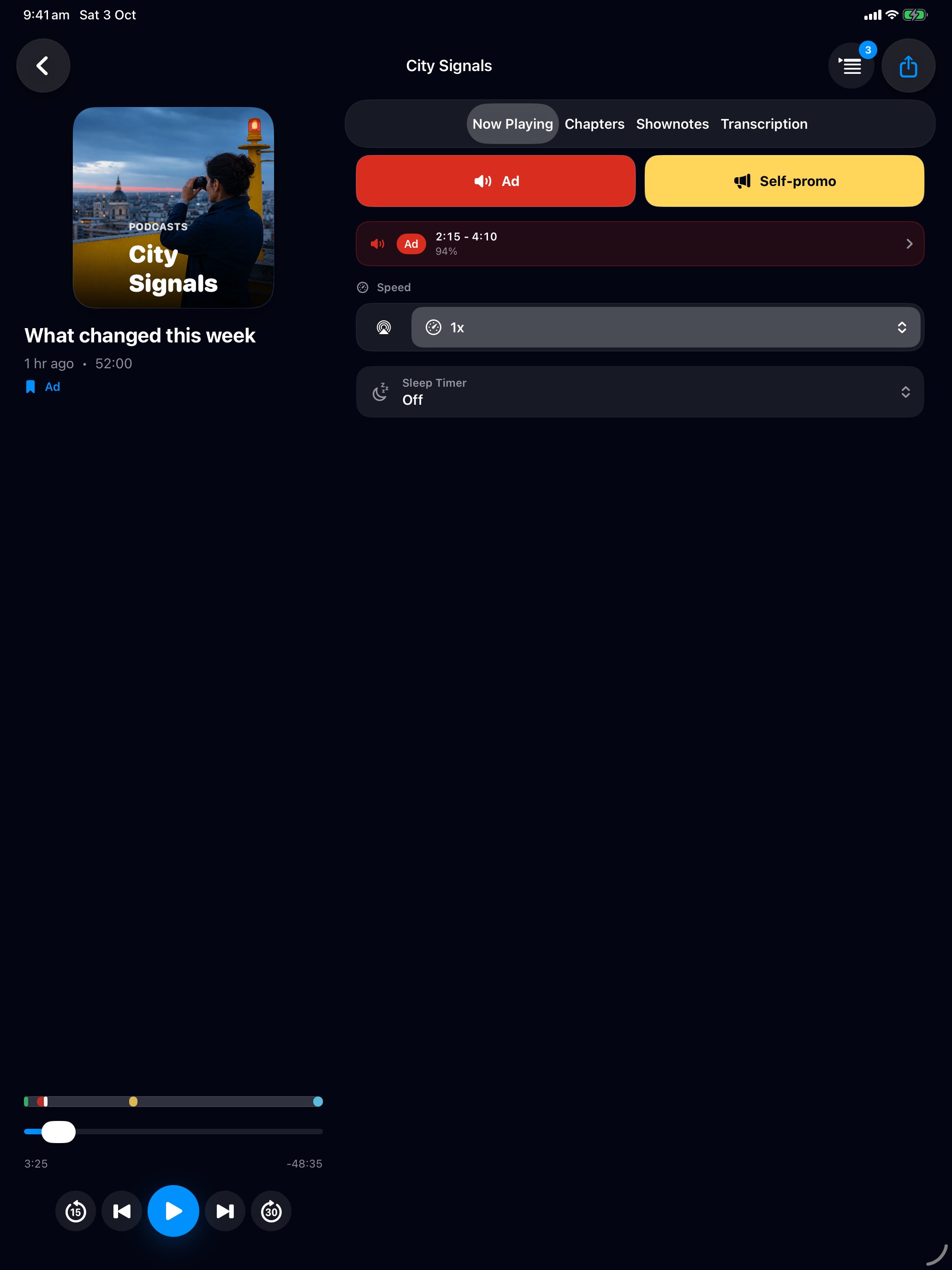 MuteCast ipados App Store screenshot 1