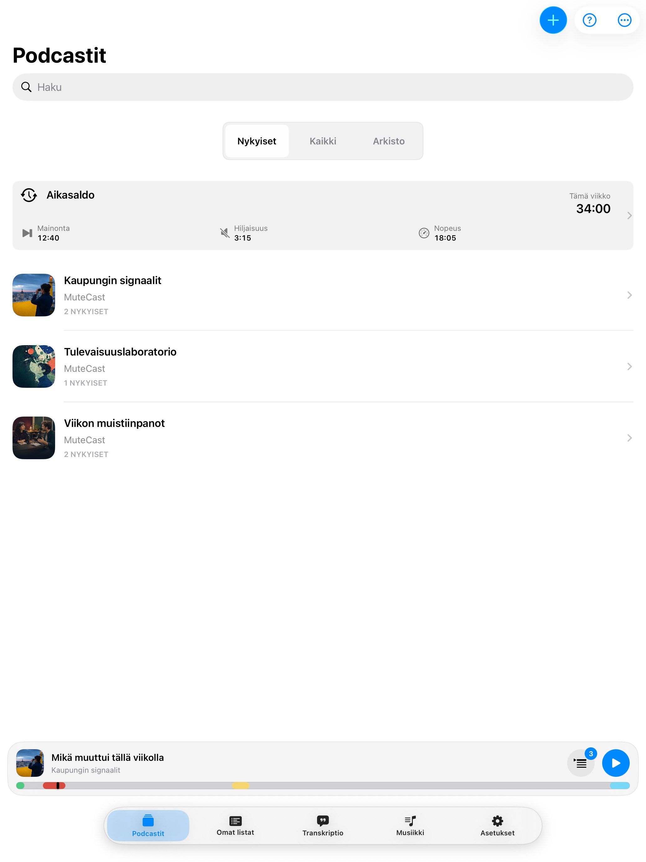 MuteCast ipados App Store screenshot 4