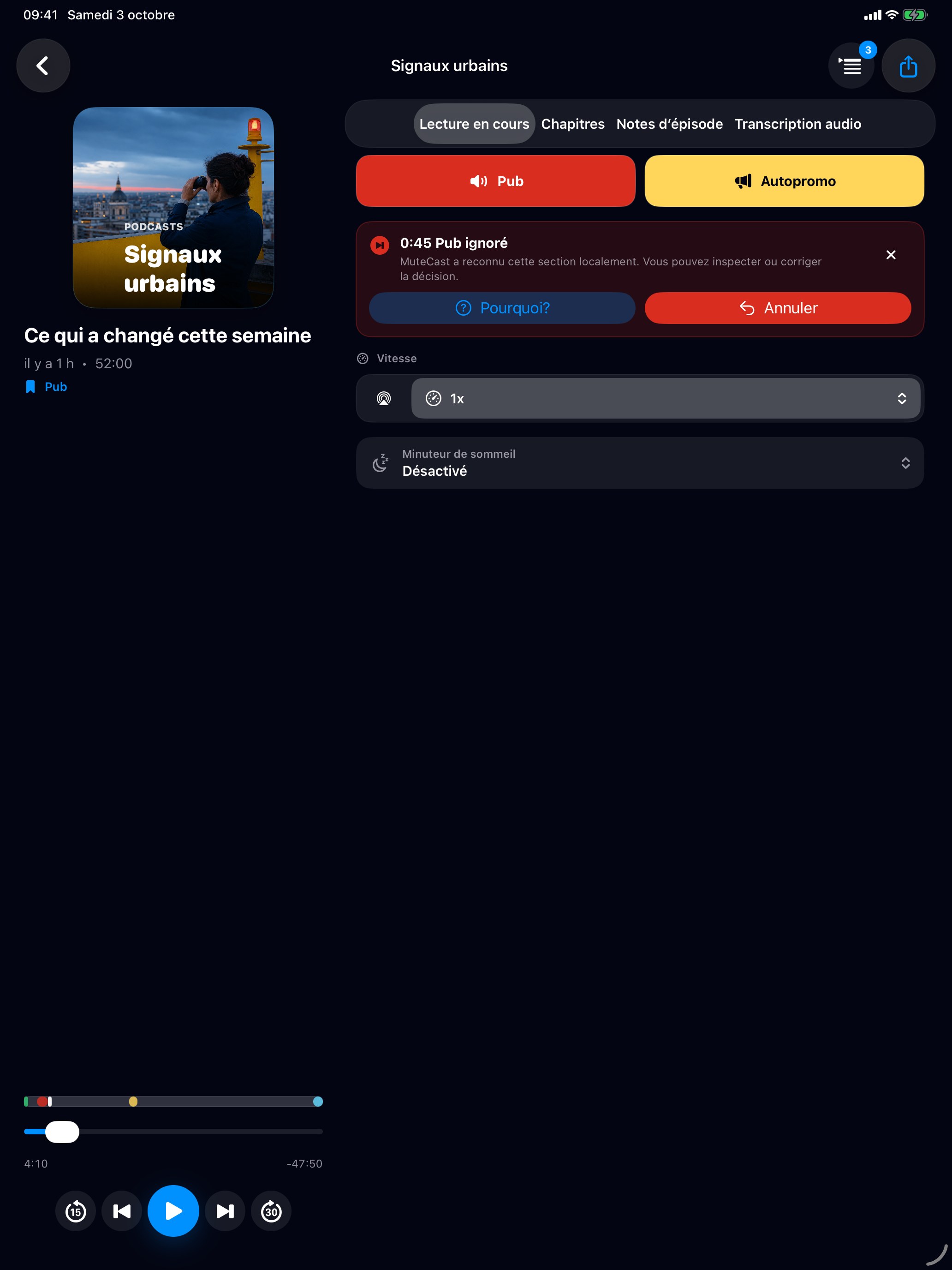 MuteCast ipados App Store screenshot 3
